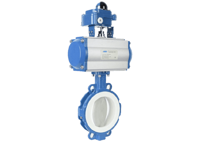 PTFE Lined Wafer Butterfly Valve