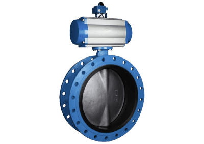 Double flange butterfly valve Gearbox operator