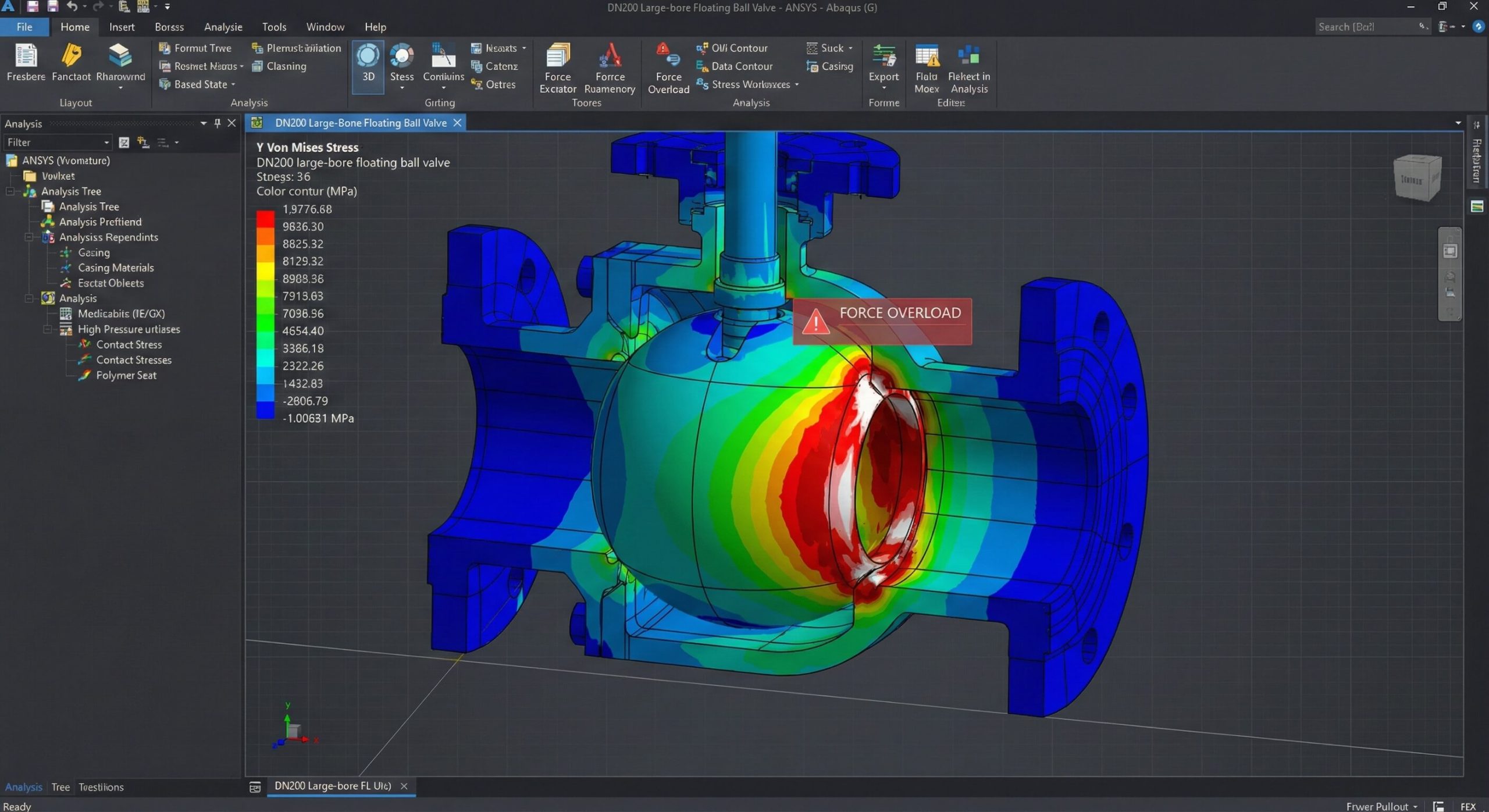High pressure gas gauge