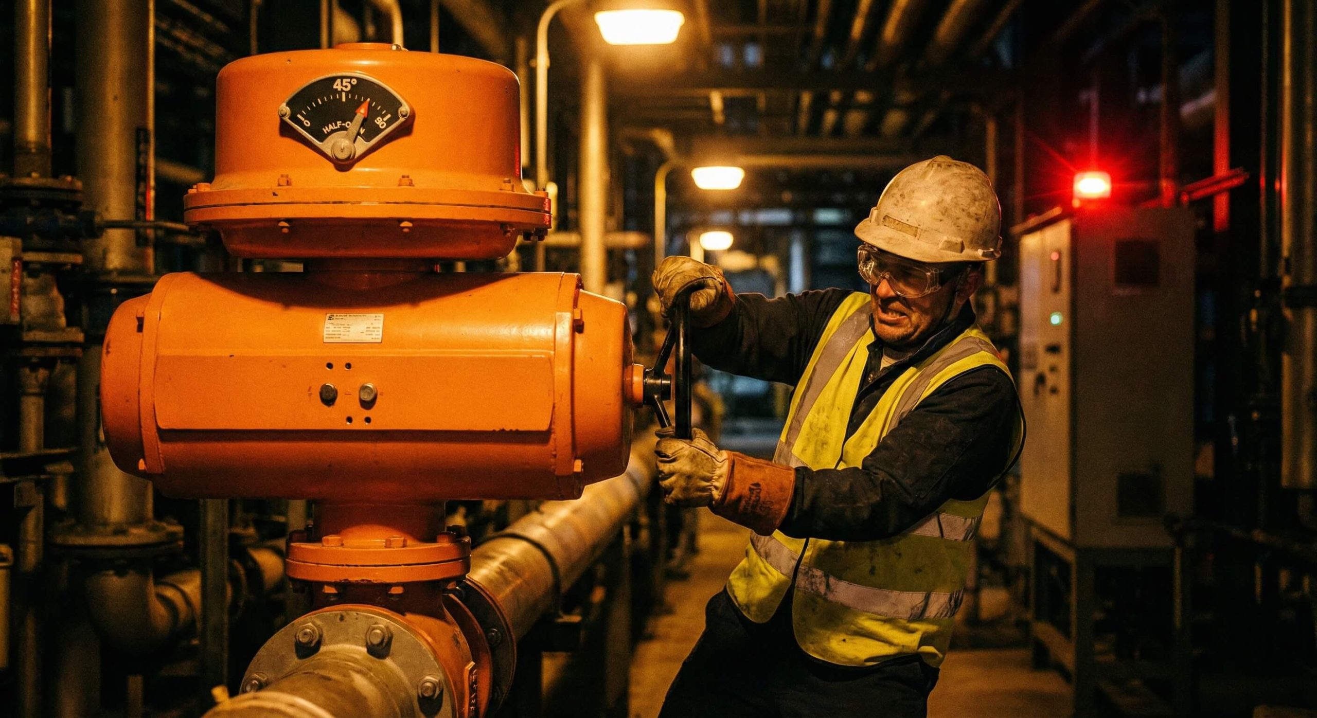 Pneumatic actuator valve