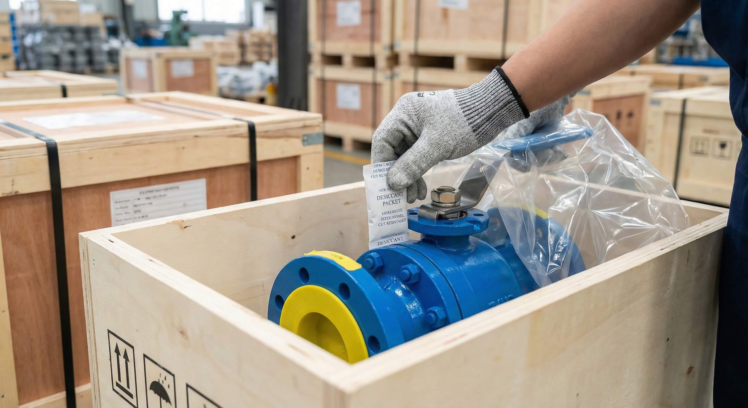 Export packaging and shipping