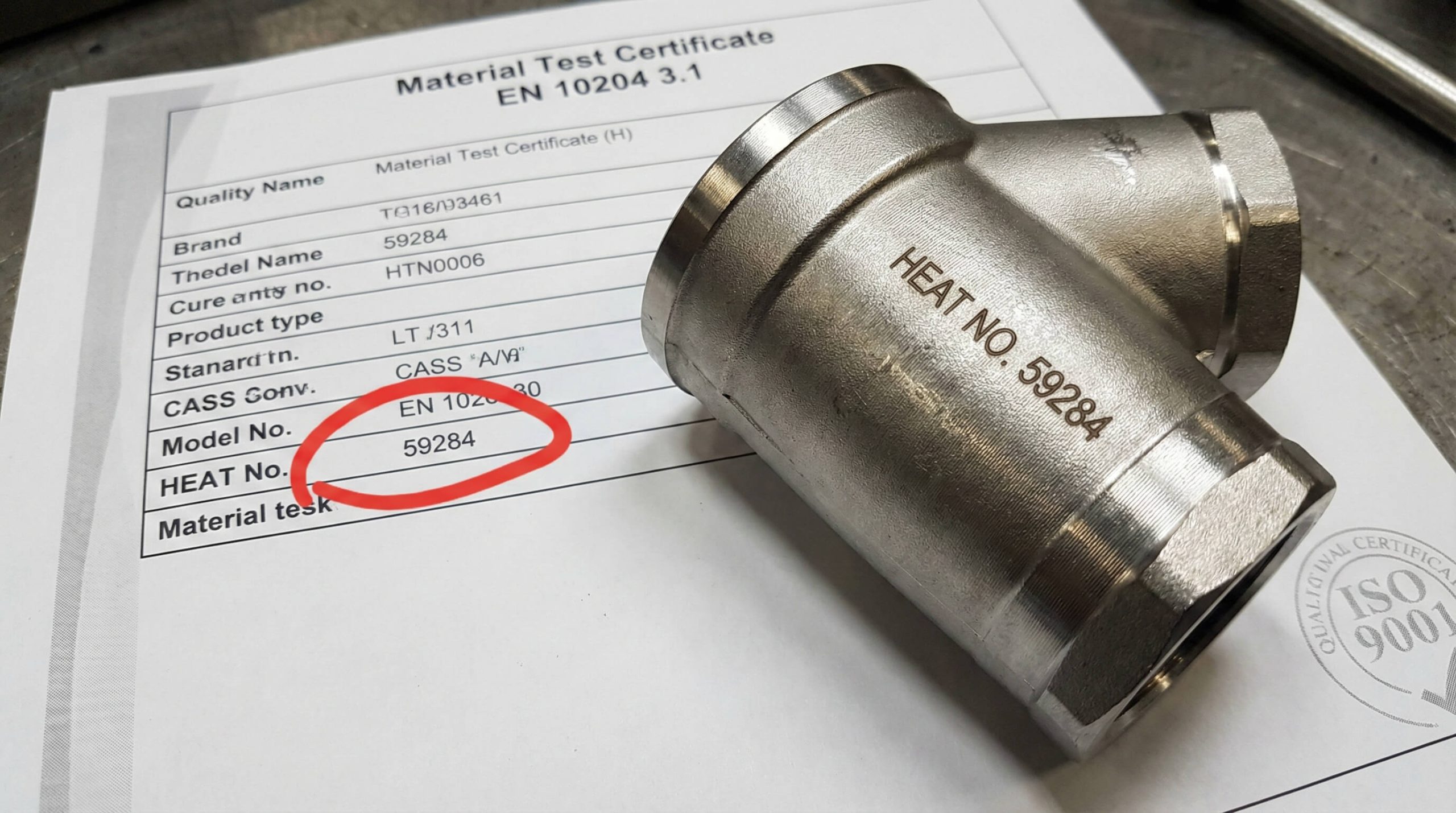 Quality Certificates