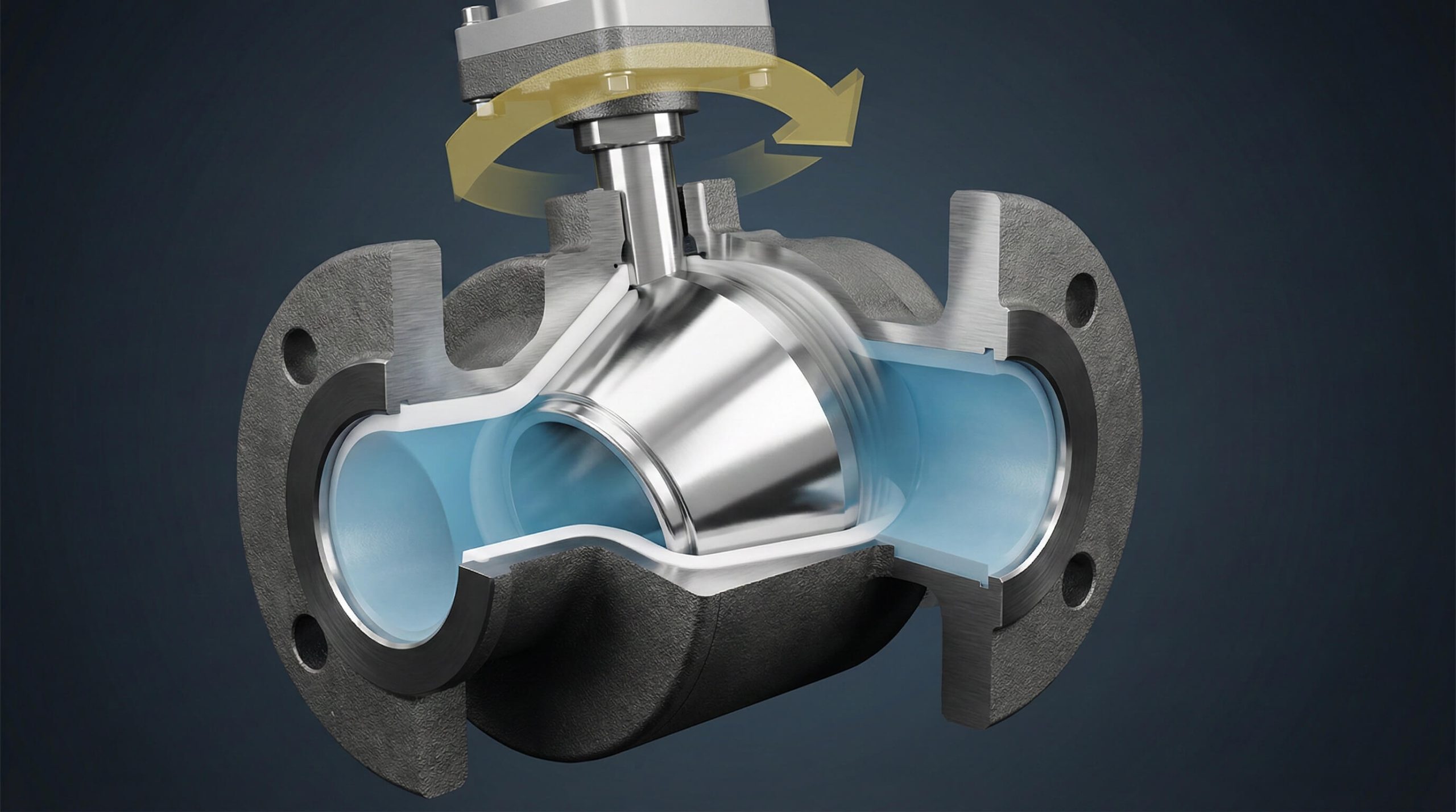 Plug Valve Flow Control Principle