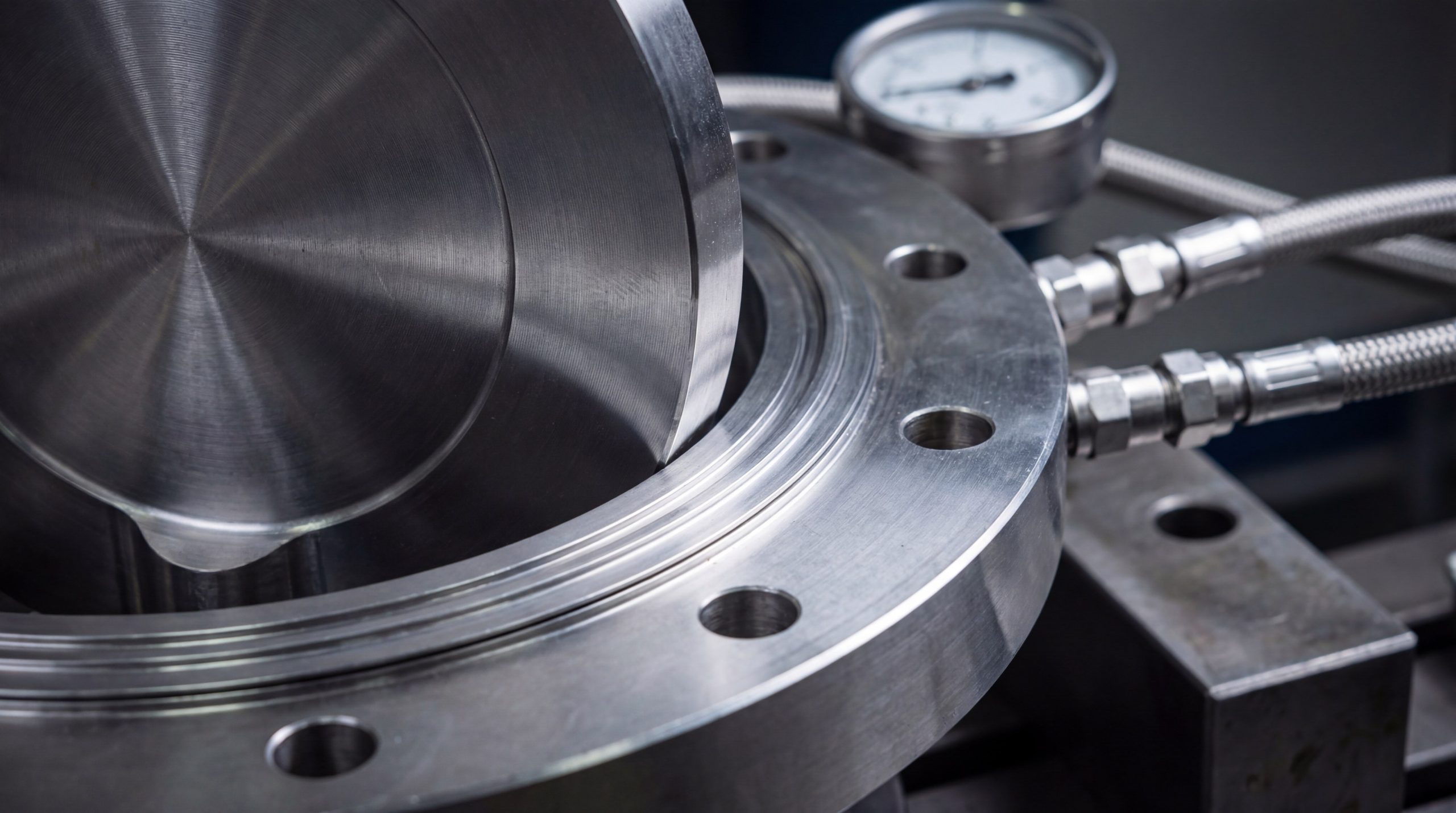 industrial butterfly valve macro