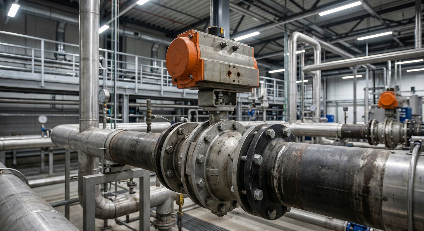 Industrial Butterfly Valve Piping