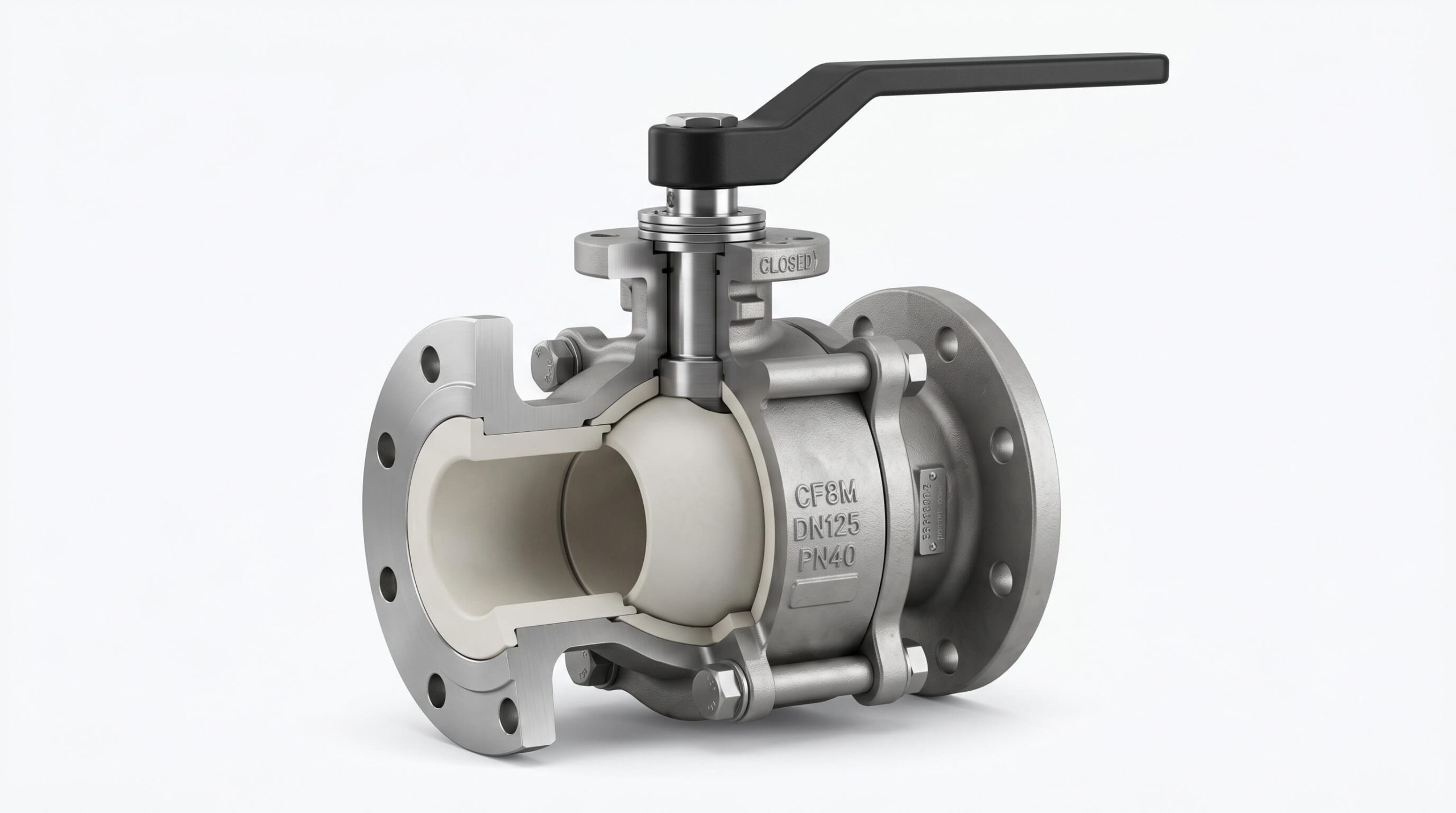 Ceramic Lined Ball Valve