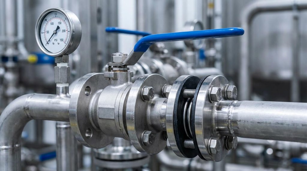Industrial Pipeline Valve System