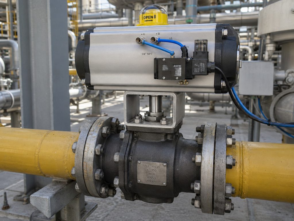 Engineering load path comparison for ball valve pressure and actuator torque