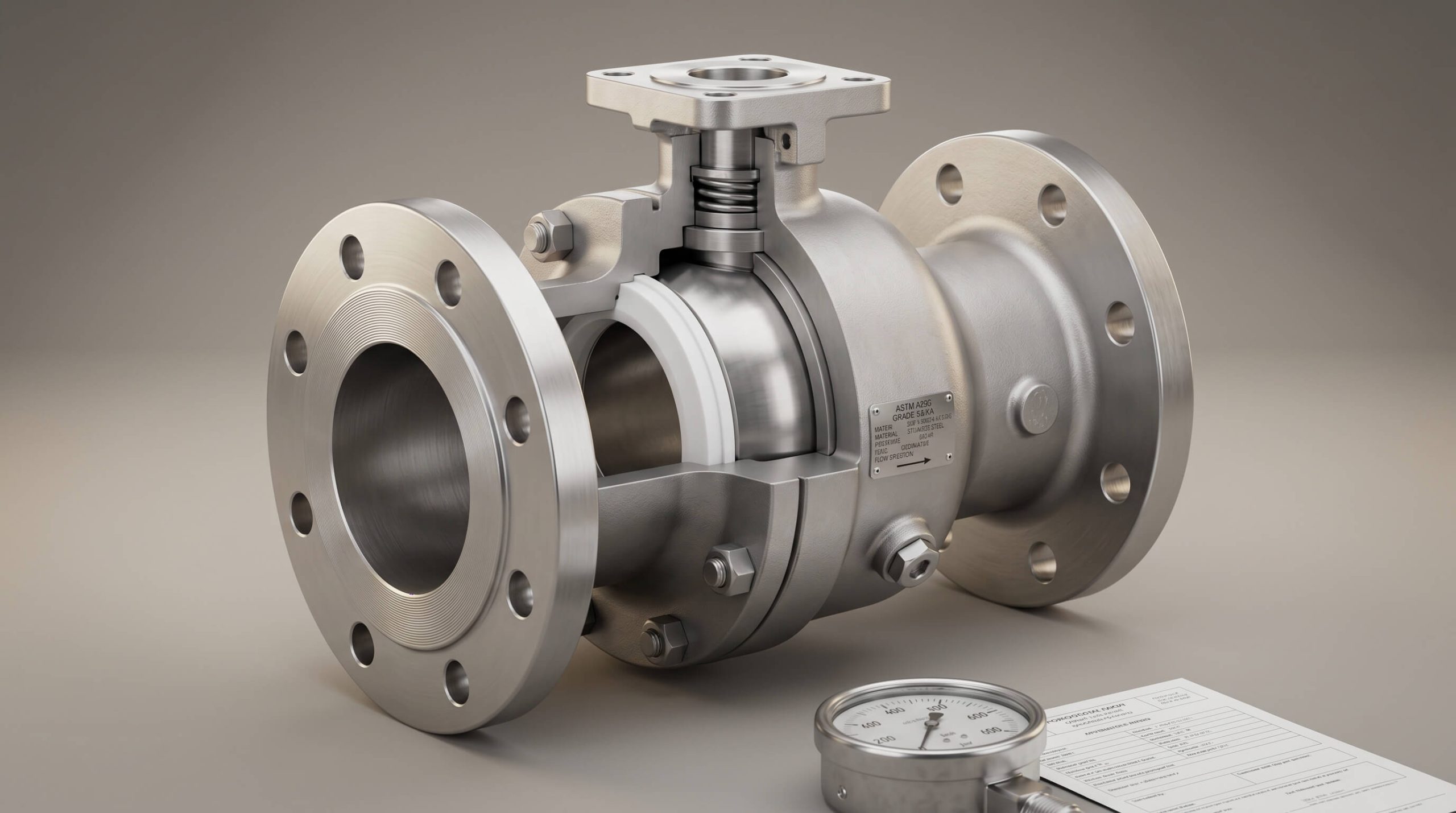 Pristine duplex steel valve