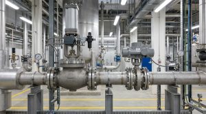 Globe valve vs butterfly valve selection in an industrial flow control system with a globe valve and butterfly valve installed on process piping in a modern plant environment