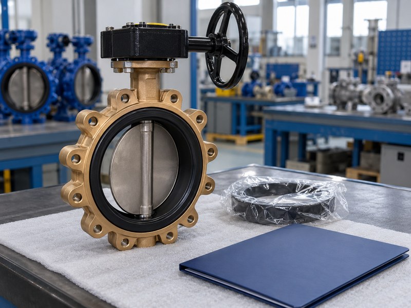 api 609 butterfly valve manufacturer: sample assembly before purchase approval.