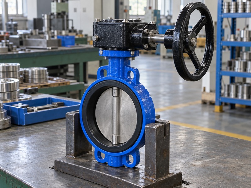 butterfly valve handwheel dimensions: wheel hub, input shaft and operator connection