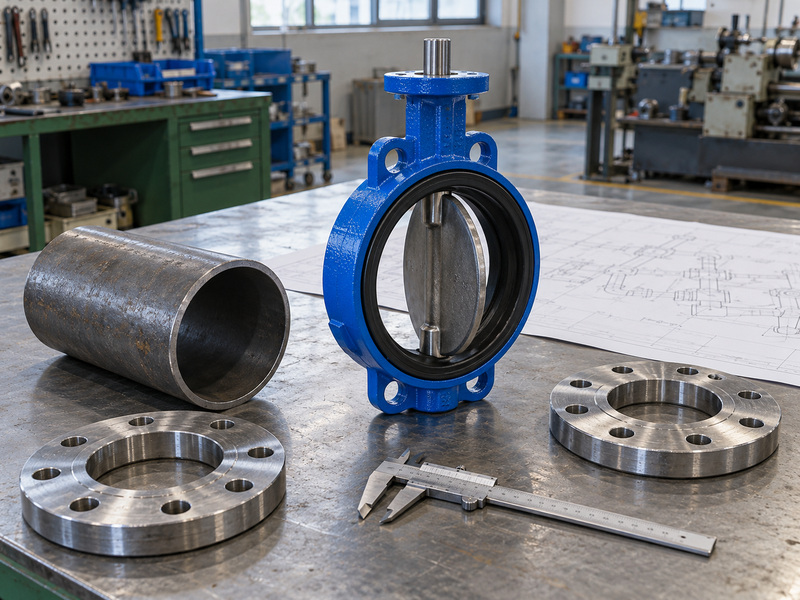 Bare-shaft valve, short pipe and separate flanges for butterfly valve isometric symbol clearance review