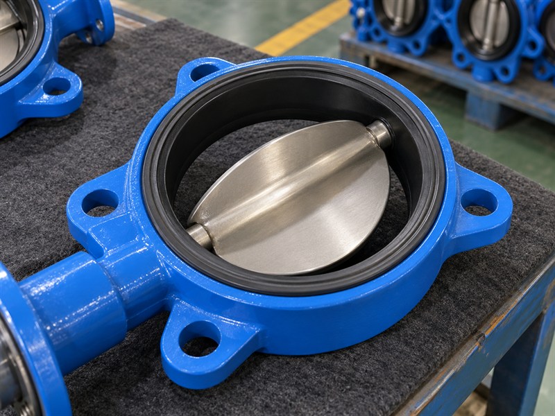 Seat and disc condition during a butterfly valve JIS 10K review