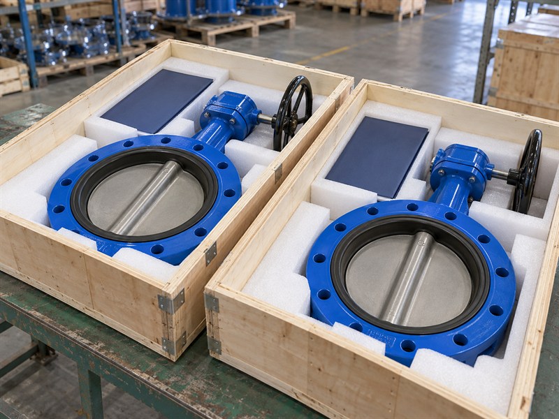Butterfly valve JIS 10K shipment and release documents