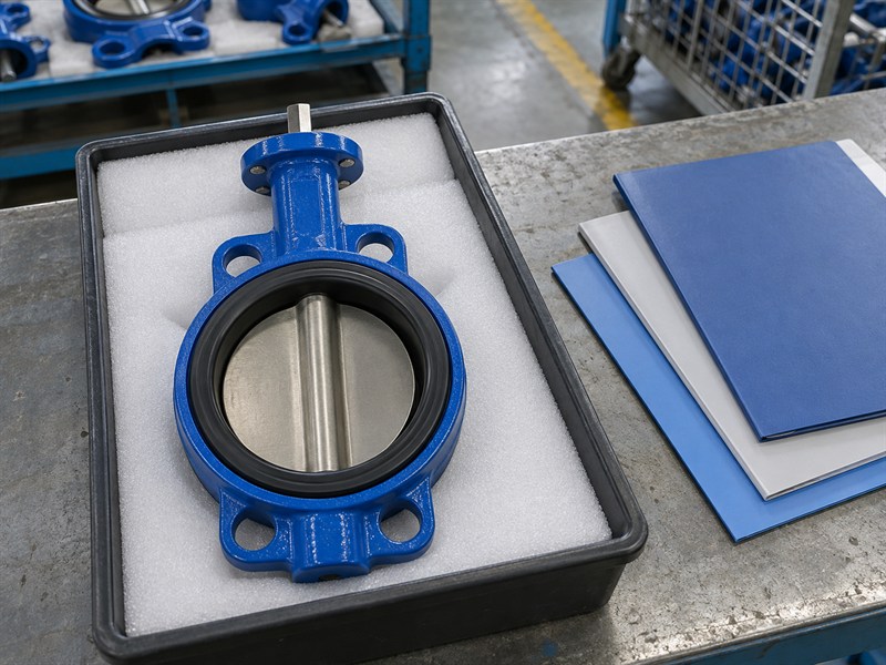 Butterfly valve JIS 10K manufacturers comparison at an inspection bench
