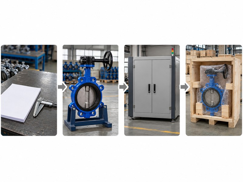 butterfly valve news: four-stage technical review, inspection, test and release workflow