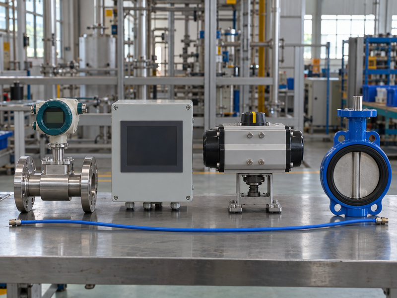 Separate measuring, control, actuator and valve components for butterfly valve schematic symbol loop review