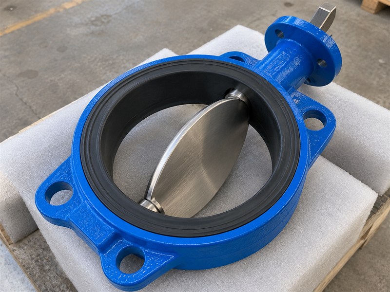 Centerline butterfly valve JIS enquiry sample showing a concentric disc