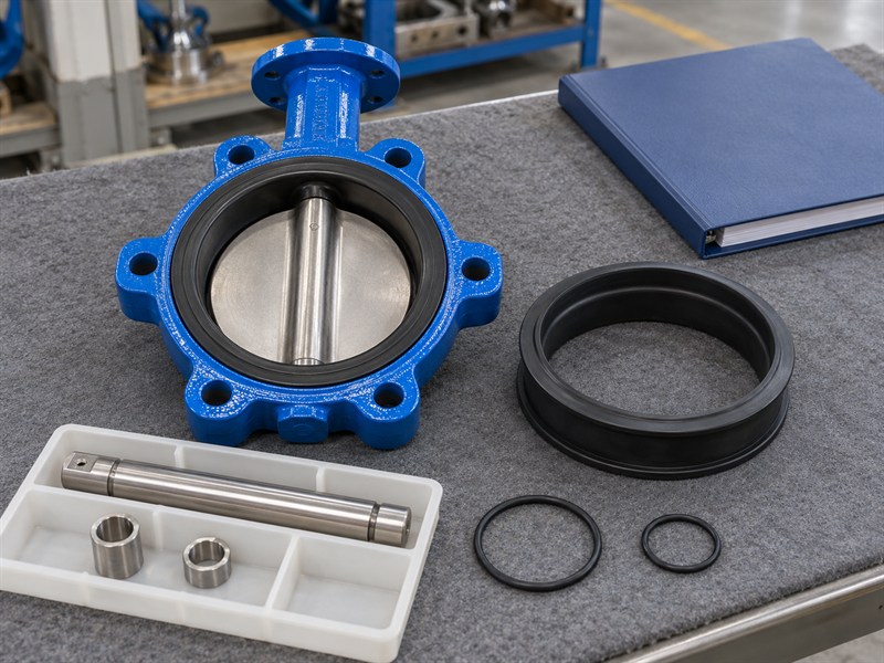 Spare parts and plain maintenance documents for a concentric valve