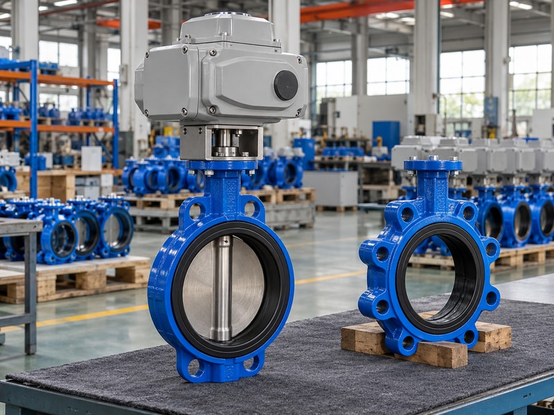 china electrically operated butterfly valve manufacturers valve body and disc inspected for construction