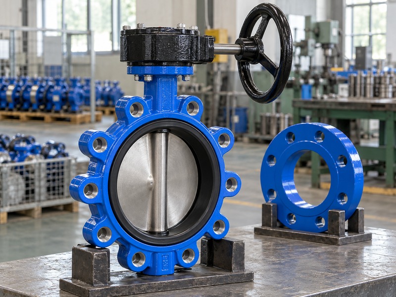 di lug type butterfly valve handwheel: unconnected lug valve and separate flange for interface review