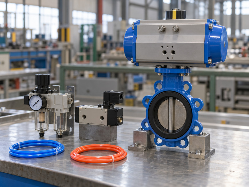double acting actuator for butterfly valve systems: Isolated pneumatic valve used for failure review