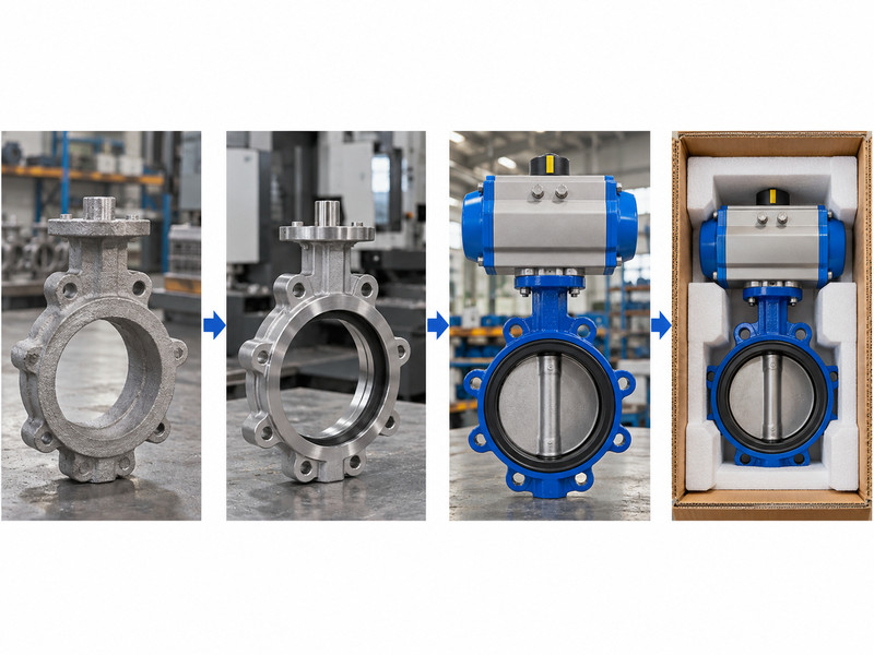 double acting butterfly valve factories: Factory evaluation process chart