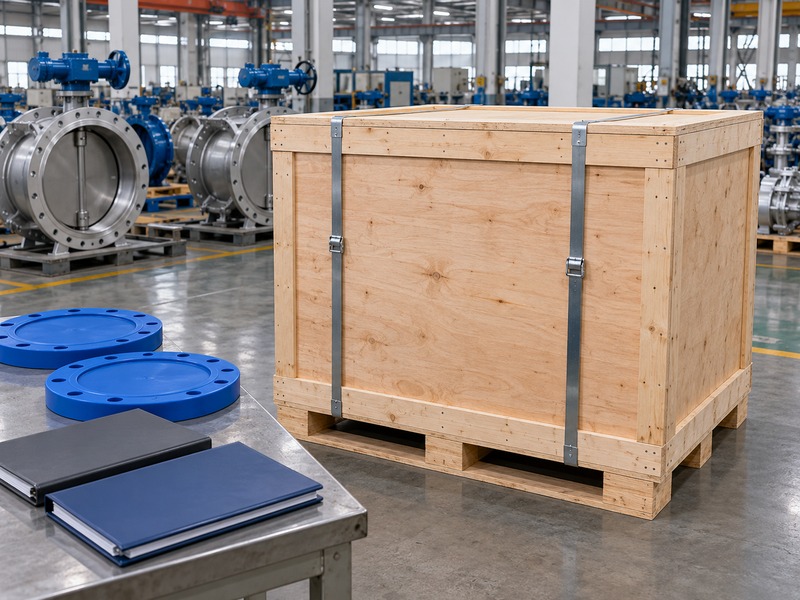 Protected packing and installation documents prepared for release