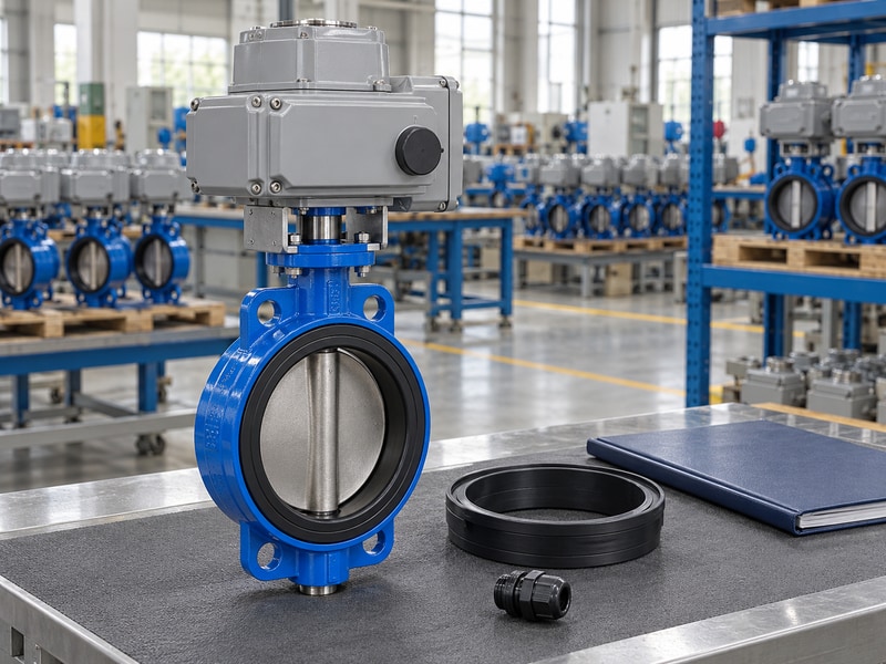 electric operated butterfly valve exporter maintenance spare seat and closed support records