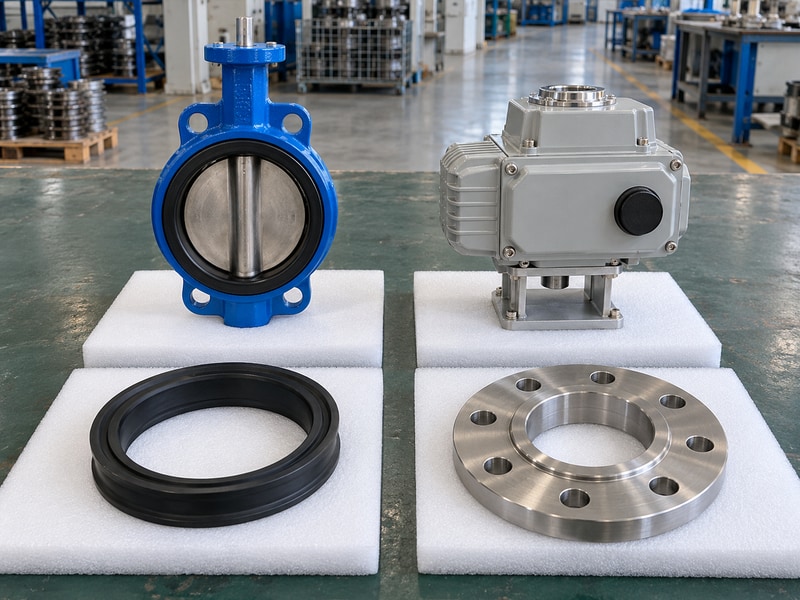 electrically operated butterfly valve india comparison matrix of valve body, electric actuator, spare seat and flange