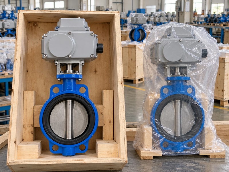 electrically operated butterfly valve suppliers packed and unpacked assemblies for delivery comparison