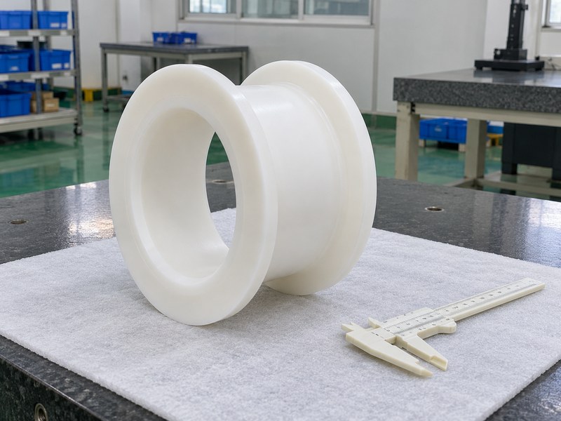 fluoropolymer butterfly valves manufacturer: separate formed polymer lining sleeve for component inspection.