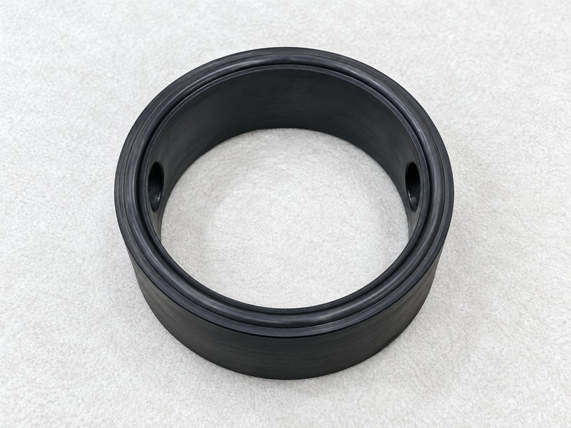 good quality butterfly valve dn80 — Standalone black seat sleeve with two opposite shaft openings