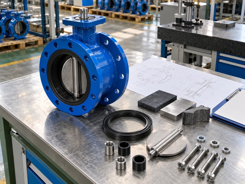 heavy duty butterfly valve manufacturers: valve sample and order-specific technical review materials