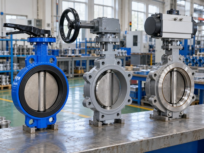 high performance butterfly valves manufacturers: three valve constructions for application comparison.