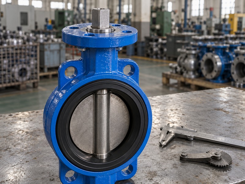 Square valve drive stem and top mounting flange