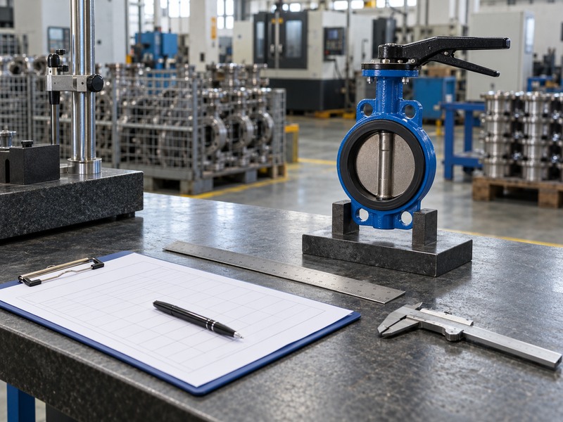 Blank dimensional inspection record and valve measurement tools
