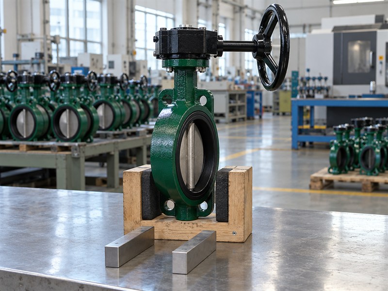 Body profile used for a site survey of JIS 10K butterfly valve dimensions