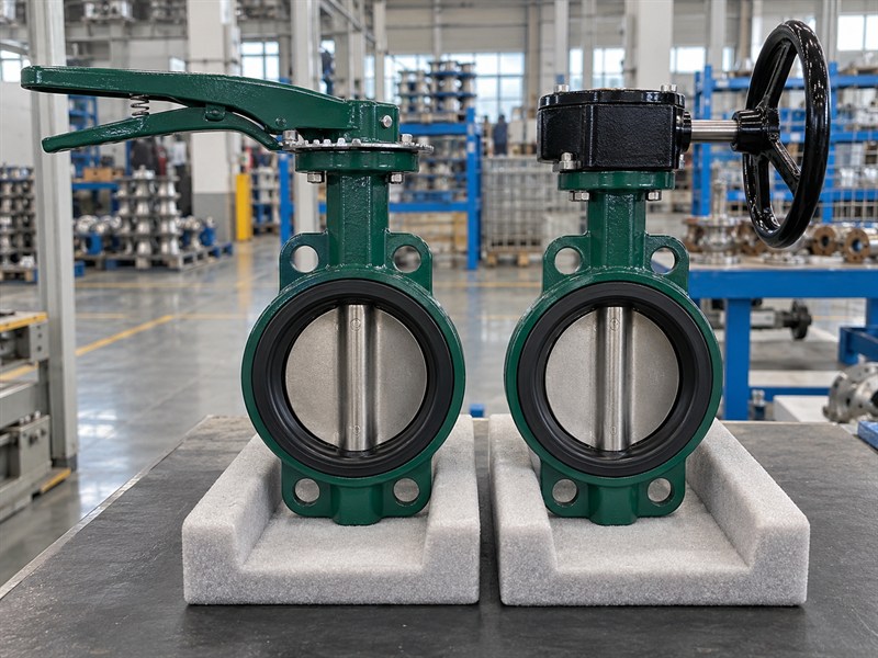 Different operators showing how JIS 10K butterfly valve dimensions can vary