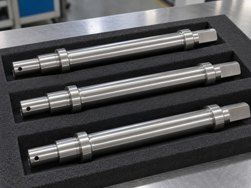 manufacturing process of butterfly valve — protected machined stainless valve shafts