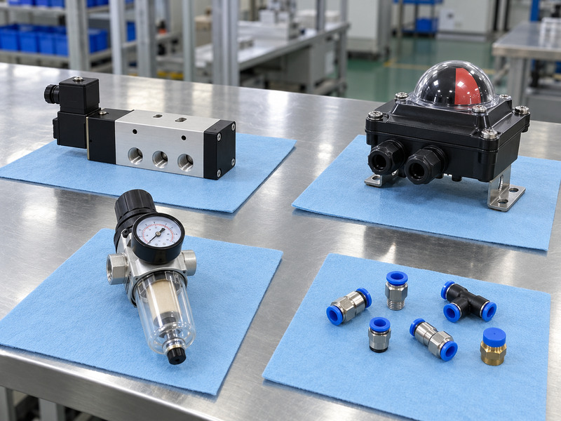 pneumatic high performance butterfly valve - air preparation and control accessories