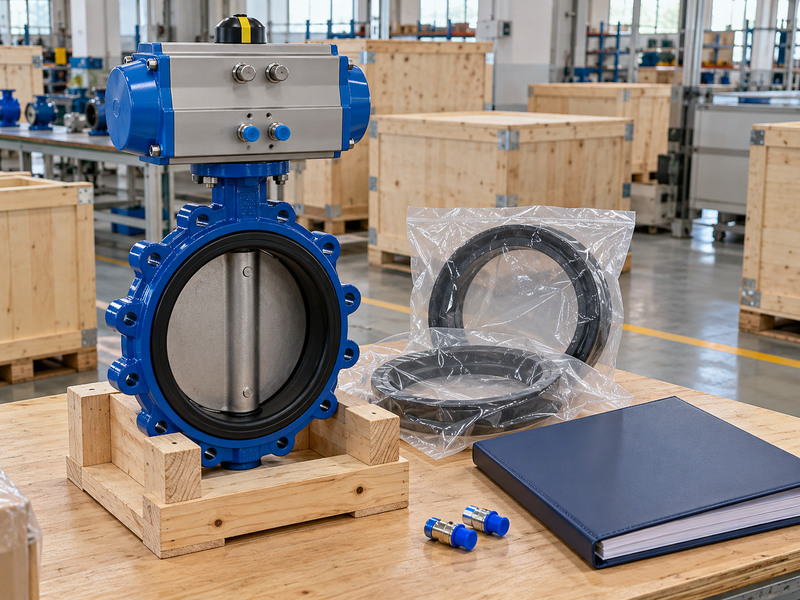 pneumatic high performance butterfly valve - commissioning and spare parts handover
