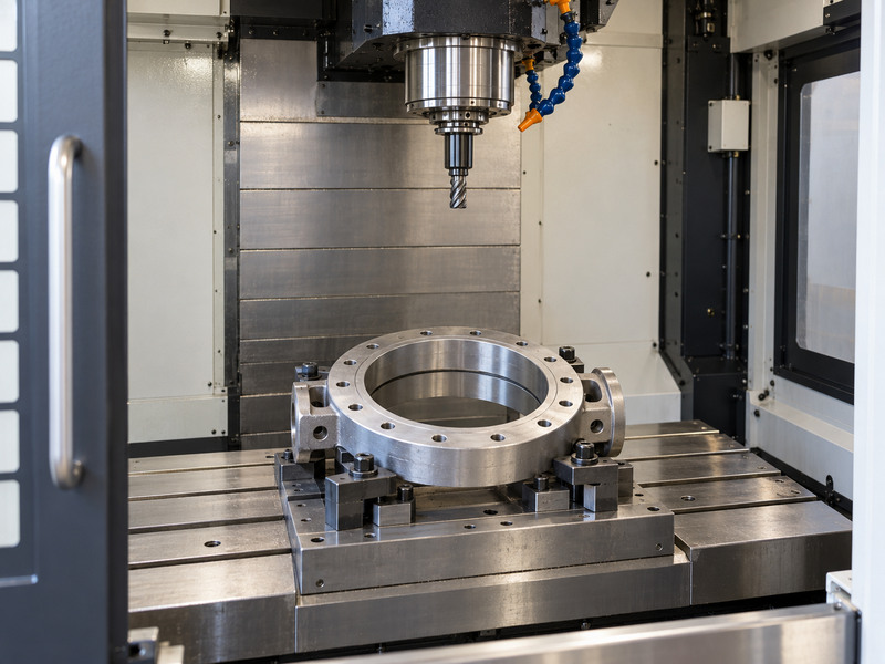 pneumatic high performance butterfly valve factory - machining fixture inspection