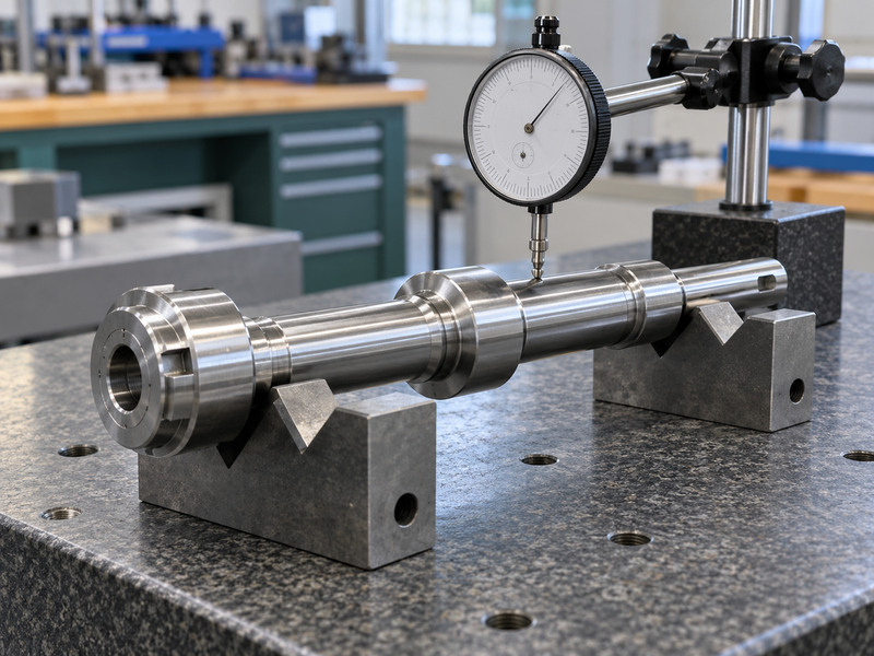pneumatic high performance butterfly valve factory - shaft and bearing alignment inspection