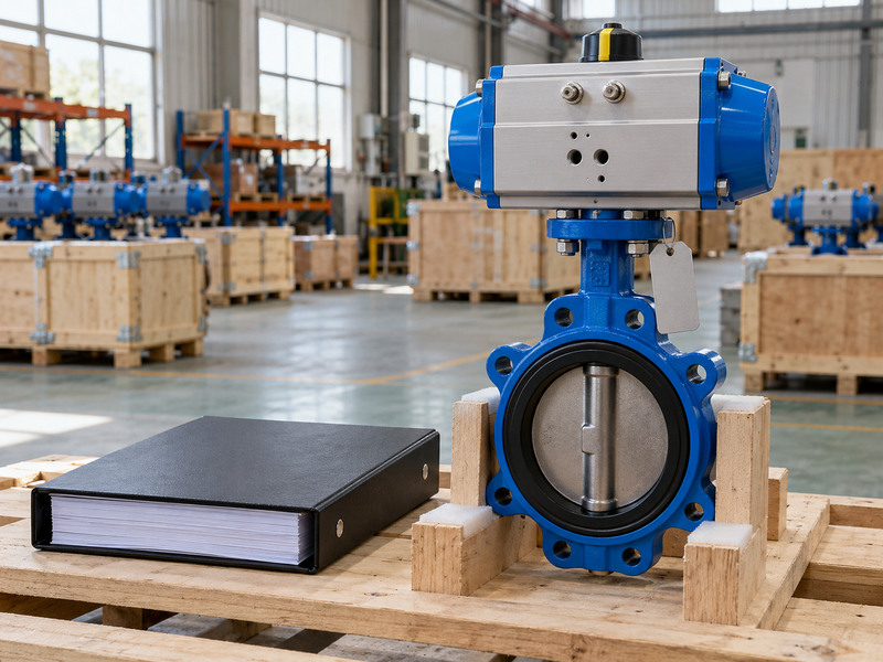 pneumatic high performance butterfly valve factory - factory release file and product matching