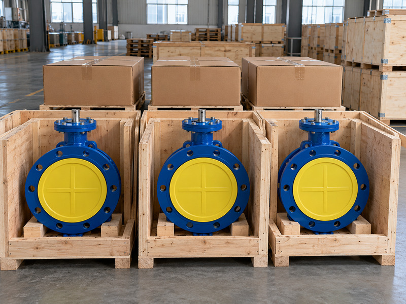pneumatic high performance butterfly valve supplier - warehouse stock and batch segregation