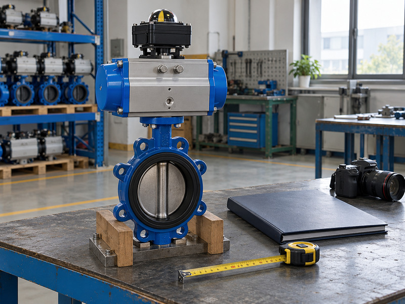 pneumatic high performance butterfly valve supplier - pre shipment verification station