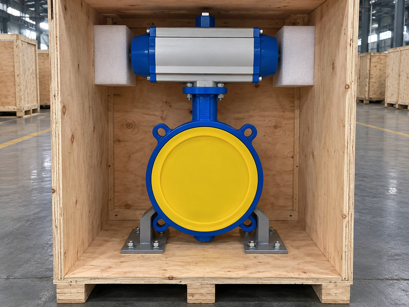 pneumatic high performance butterfly valve supplier - export preservation inspection