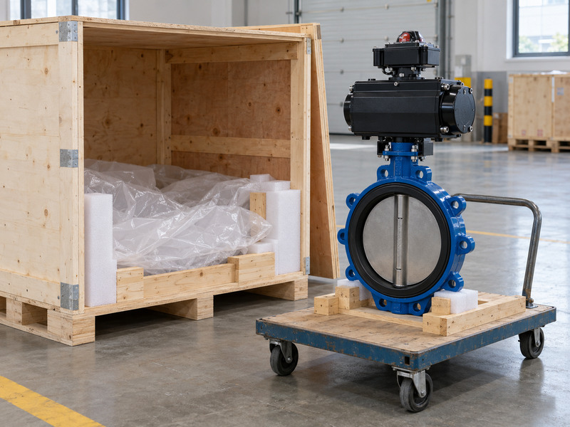 pneumatic high performance butterfly valve supplier - receiving inspection after transport